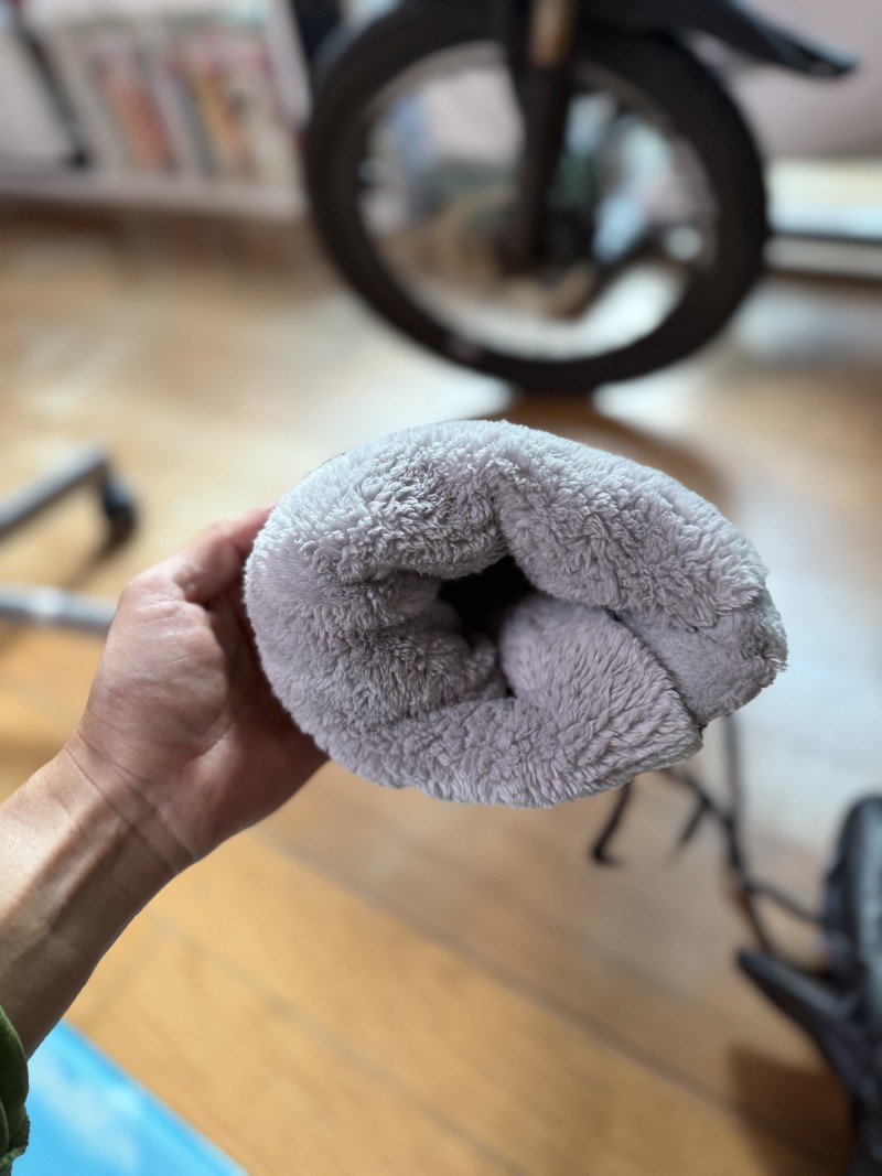 Close-up of the inner lining